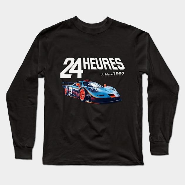 F1 Le Mans Racer Long Sleeve T-Shirt by Spyinthesky